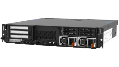 خادم Lenovo ThinkEdge للحوسبة الطرفية والذكاء الاصطناعي