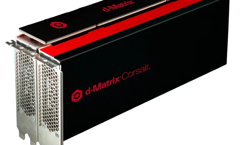 بطاقات d-Matrix Corsair الرسمية لتسريع استدلال الذكاء الاصطناعي - من Media Kit الرسمي للشركة
