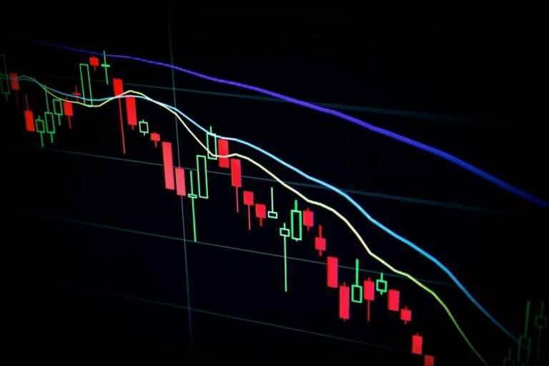 شاشات تداول وأسعار في الأسواق المالية العالمية