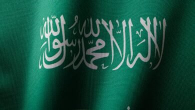 علم المملكة العربية السعودية - صورة تعبيرية لمباراة المنتخب السعودي