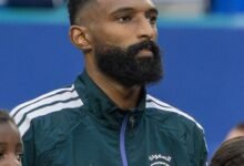 فراس البريكان لاعب الأهلي السعودي في صورة أرشيفية مع المنتخب السعودي عام 2026