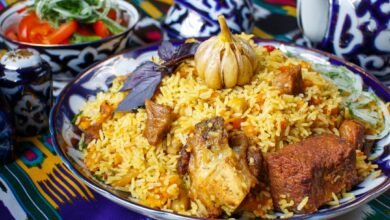 صورة تعبيرية لطبق أرز مع الدجاج - مطبخ بريك