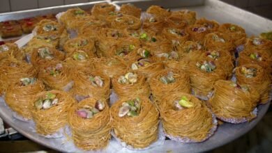 كنافة بالقشطة - صورة تعبيرية لوصفة مطبخ بريك