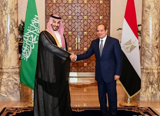 الأمير محمد بن سلمان والرئيس عبدالفتاح السيسي خلال لقاء القاهرة في 15 سبتمبر 2026